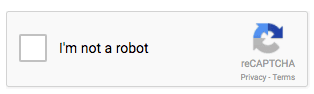 Image displaying the reCAPTCHA prompt